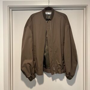 Zara oversized bomber size S